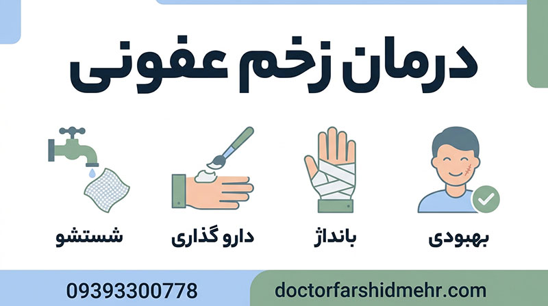 درمان زخم عفونی